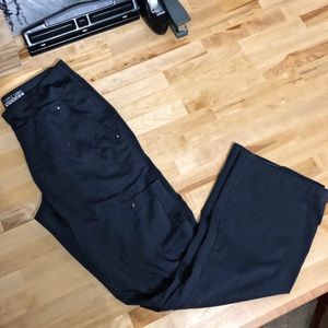 Healing Hands Heather Grey Scrub Pants, Size Small